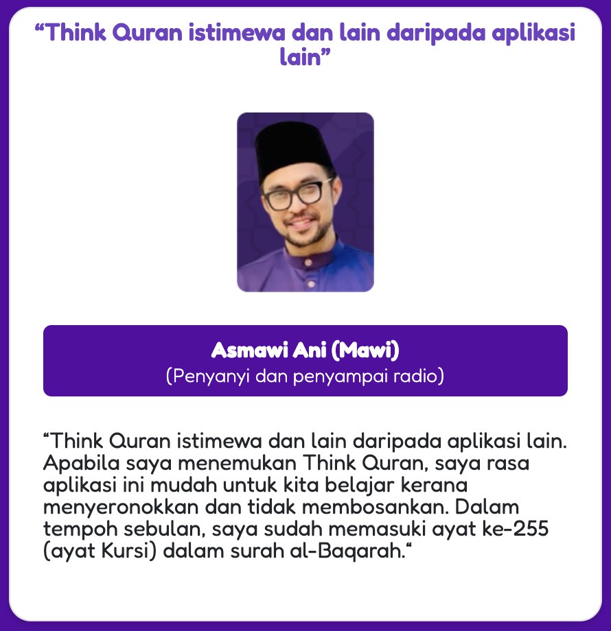 Pengguna Think Quran