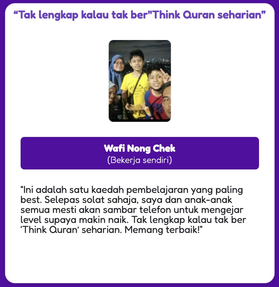 Pengguna Think Quran